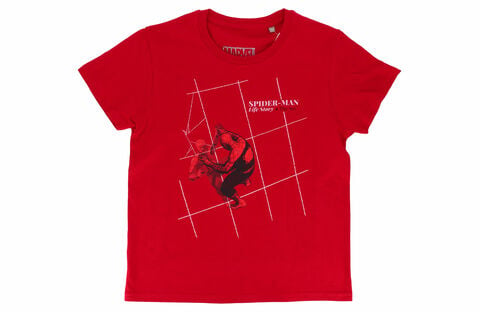 T-shirt Enfant Bio - Spider-man  - Taille 10 Ans - Rouge